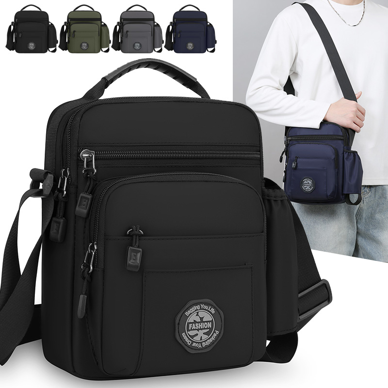 Travel Accessories Tech - Sac à bandoulière imperméable pour homme,