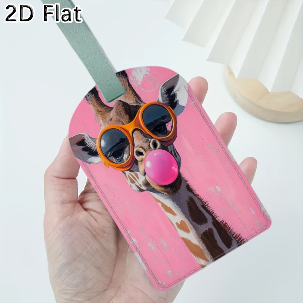 Travel Accessories Plane - Étiquette de bagage mignonne en forme