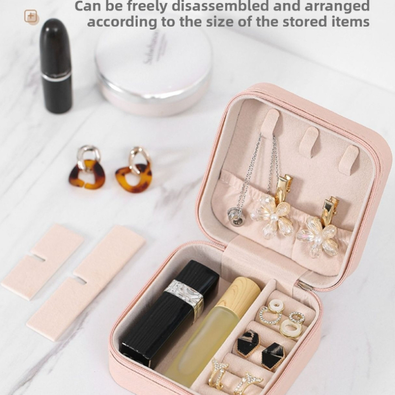 Travel Jewellery & Accessories Organiser - Boîte à bijoux portable miniature, étui