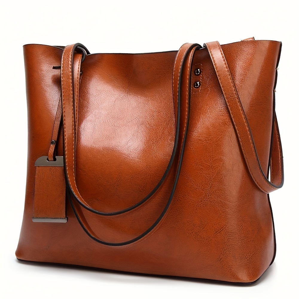 Travel Accessories Tech - Sac à main fourre-tout en cuir