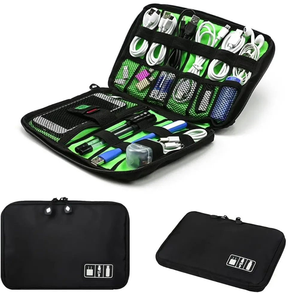 Travel Accessories Organizer - Kit de rangement pour câbles, sacs