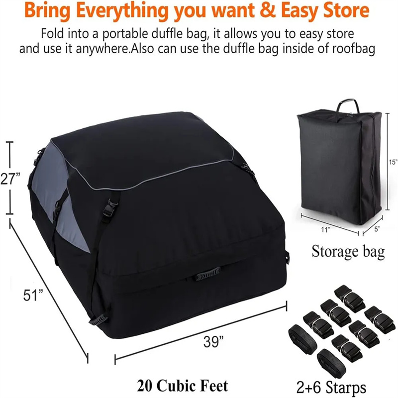 Sac de toit de voiture, sac de - Travel Accessories Organiser avis et prix