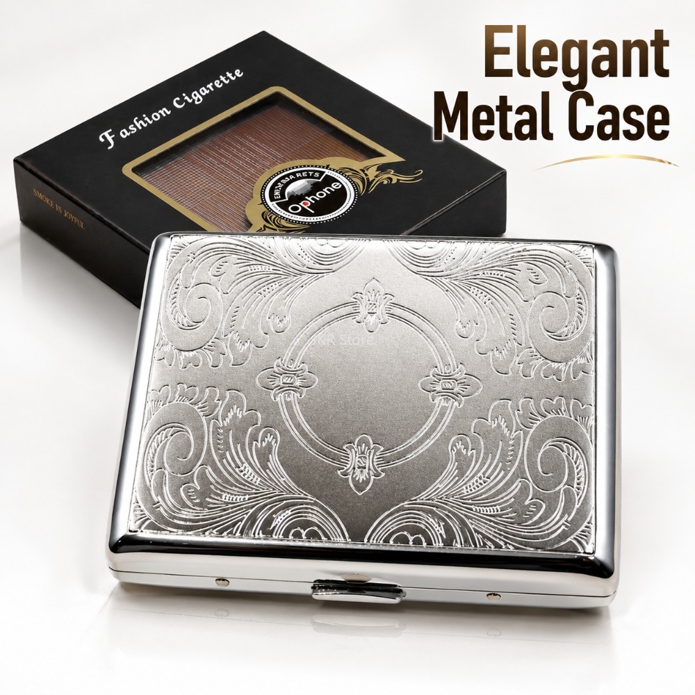 Boîte à cigarettes en acier in - Travel Accessories Box avis et prix