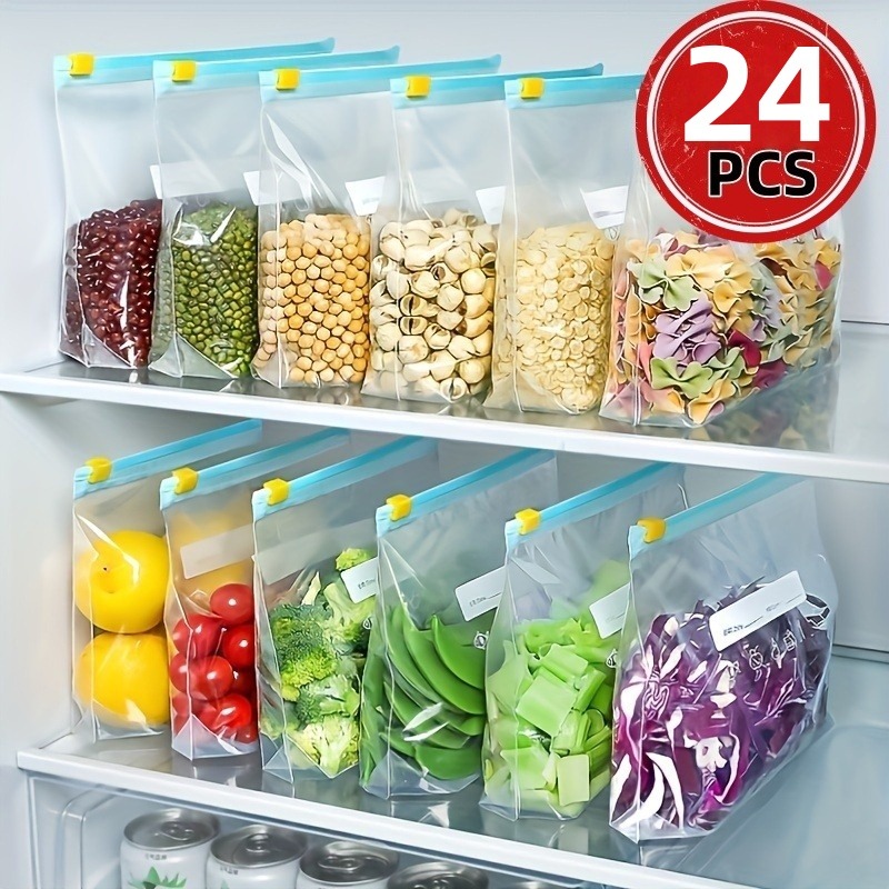 24 sacs de conservation alimen - Reusable Zip Bag avis et prix