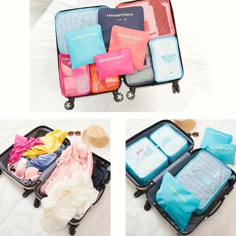 6 pièces organisateur de voyag - Travel Accessories Organiser avis et prix