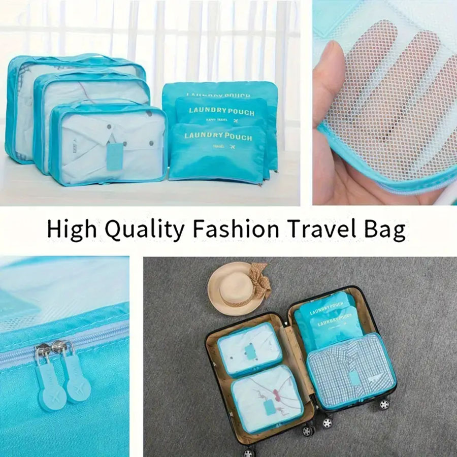 6 pièces organisateur de voyag - Travel Accessories Organiser avis et prix