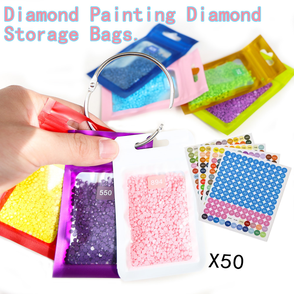 50 sacs de rangement pour perl - Reusable Zip Bag avis et prix