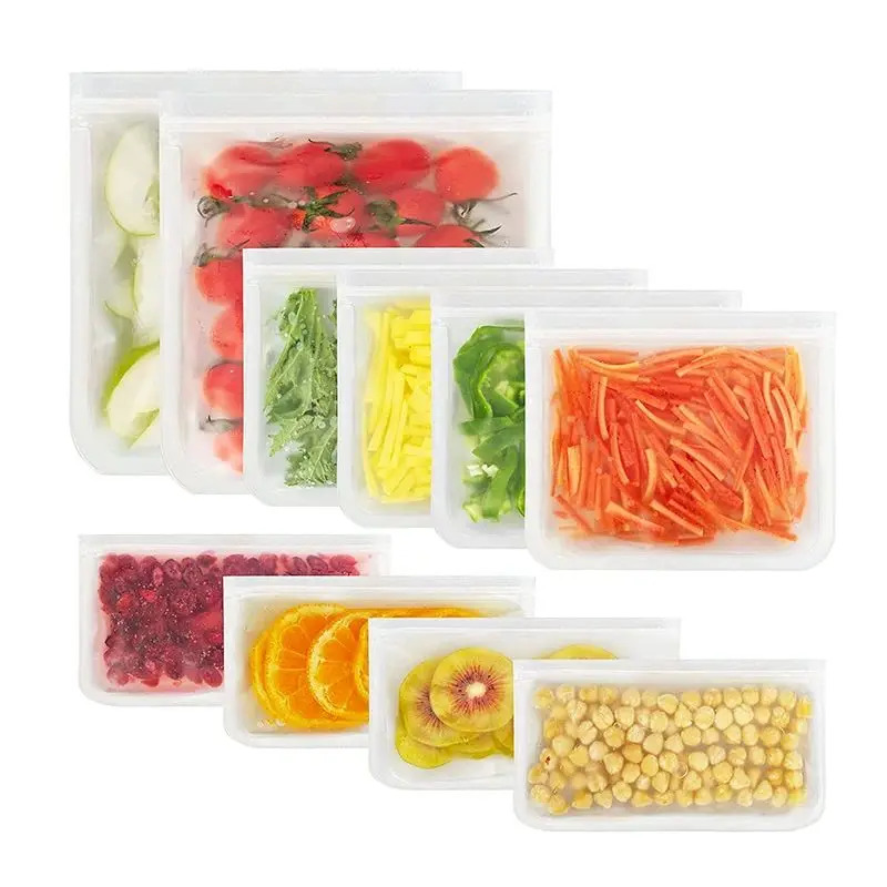 Conteneurs de stockage des ali - Reusable Zip Bag avis et prix