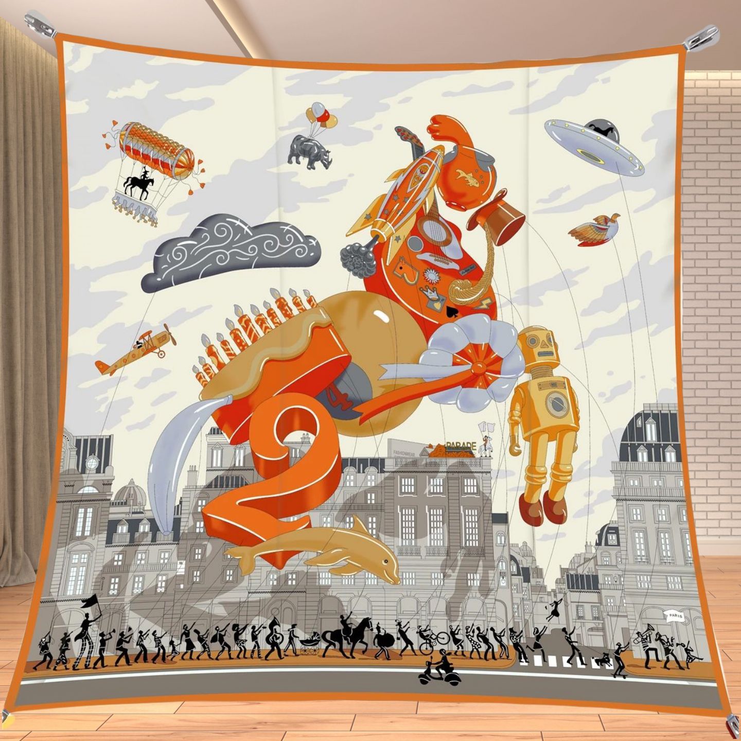 Foulard carré en twill effet s - Quality Travel Accessories avis et prix