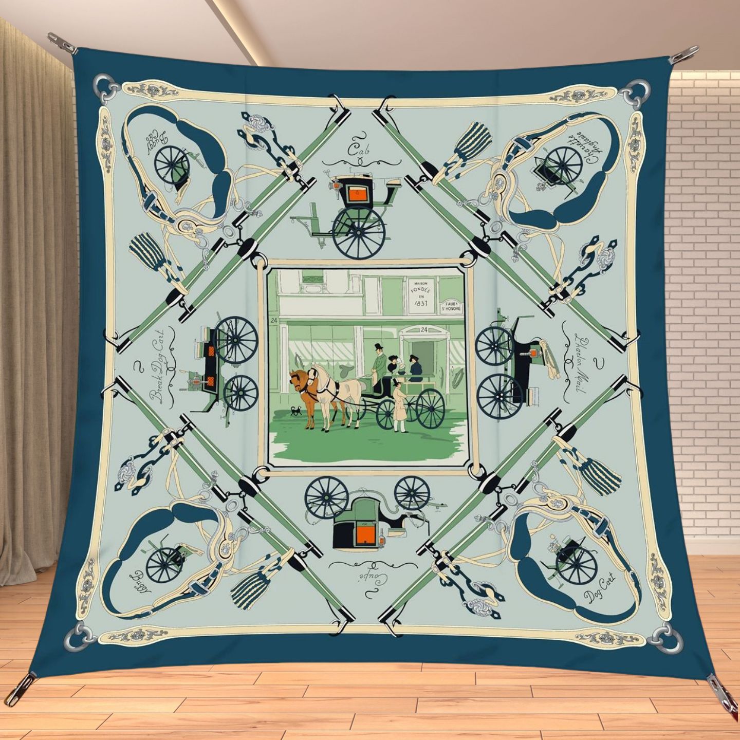 Foulard carré en twill effet s - Quality Travel Accessories avis et prix