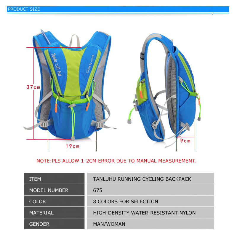 TANLUHU – sac à dos d'hydratat - Hydration Pack Backpack avis et prix