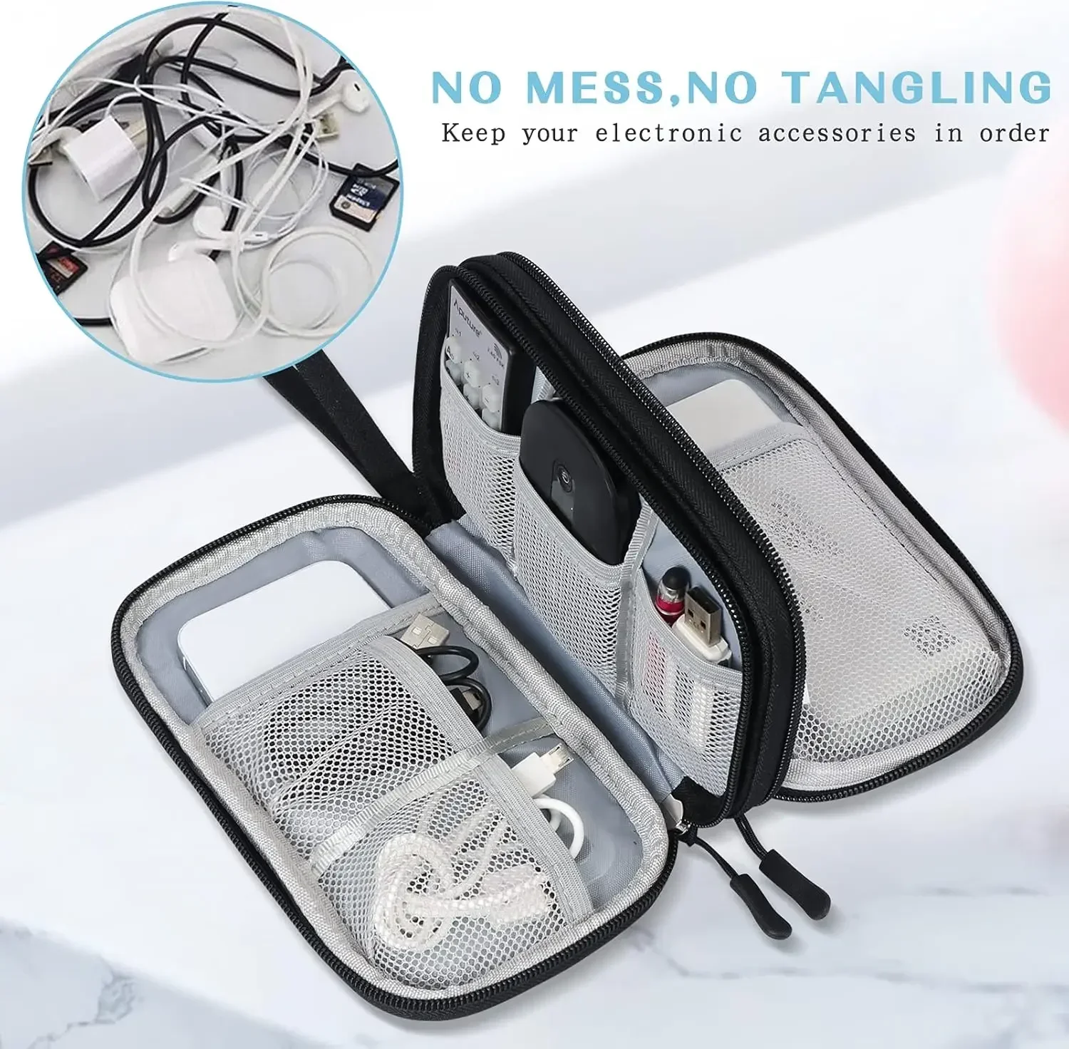Sac de voyage pour câbles, poc - Travel Accessories Box avis et prix