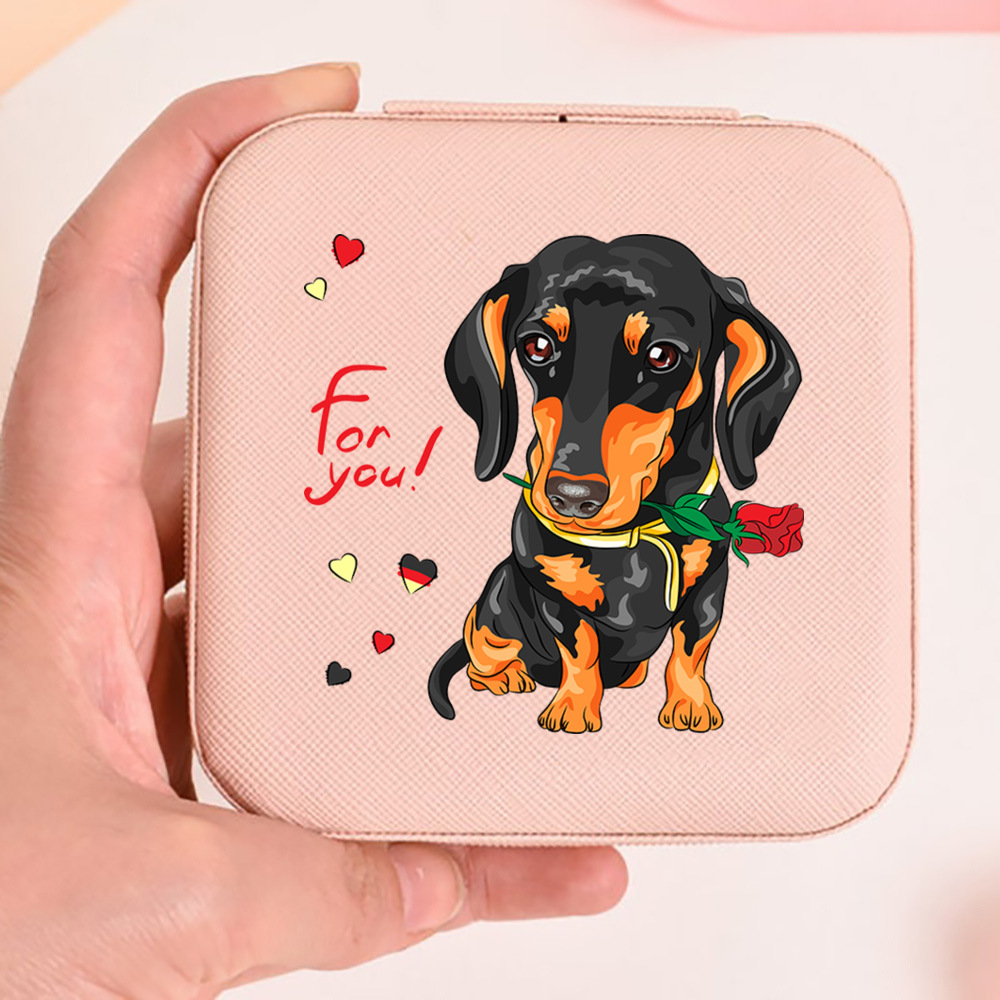 Boîte à bijoux imprimée I Love - Travel Jewellery & Accessories Organiser avis et prix