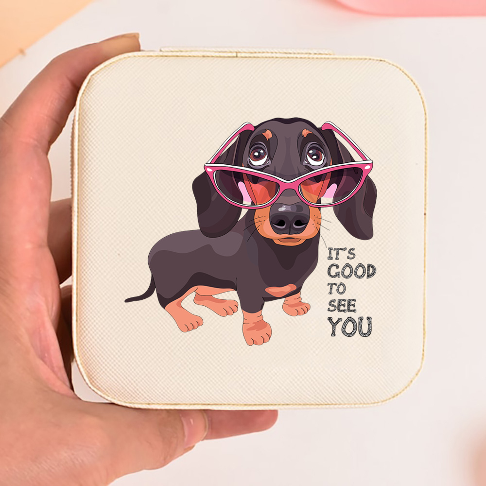 Boîte à bijoux imprimée I Love - Travel Jewellery & Accessories Organiser avis et prix